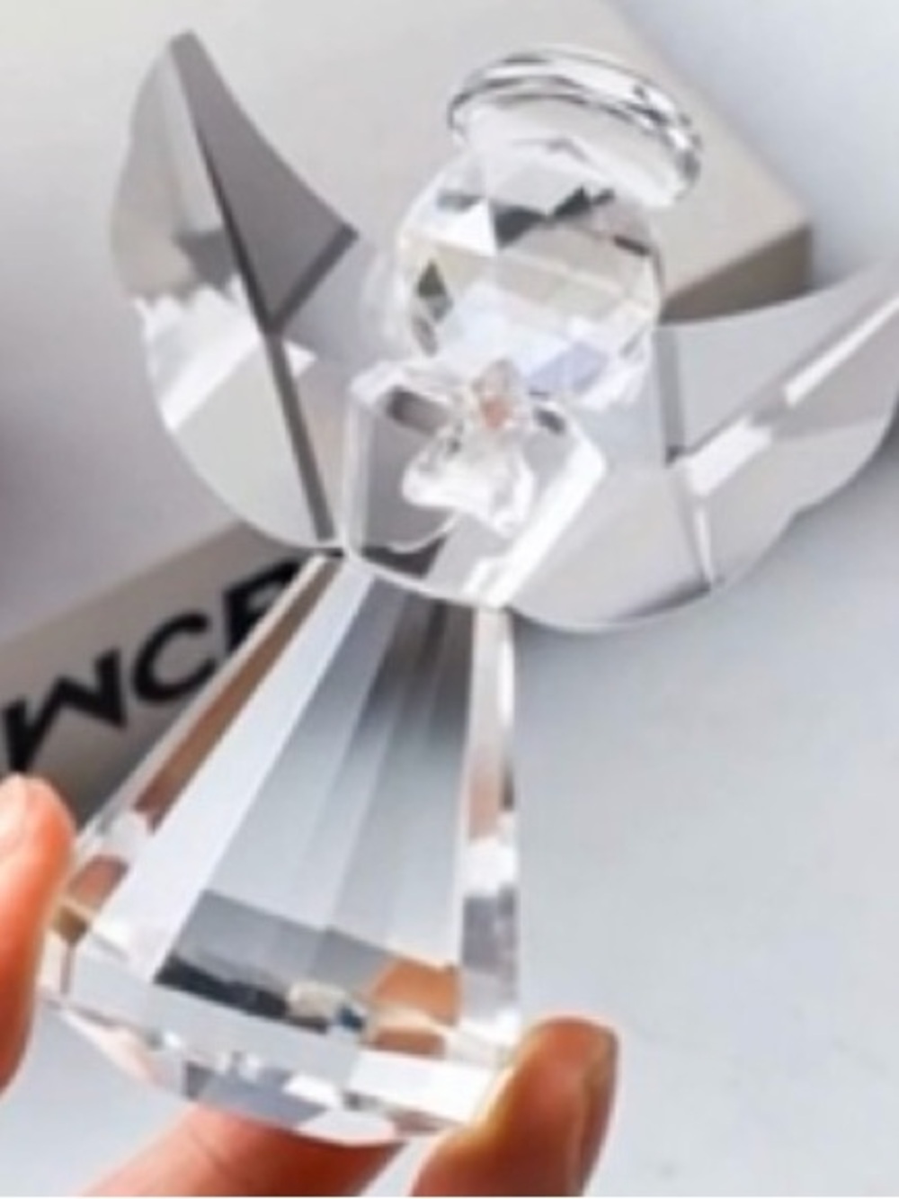 Waterford Crystal Angel Figurine - Clear Crystal
